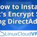 How to install Let's Encrypt SSL using DirectAdmin | LinuxCloudVPS Blog